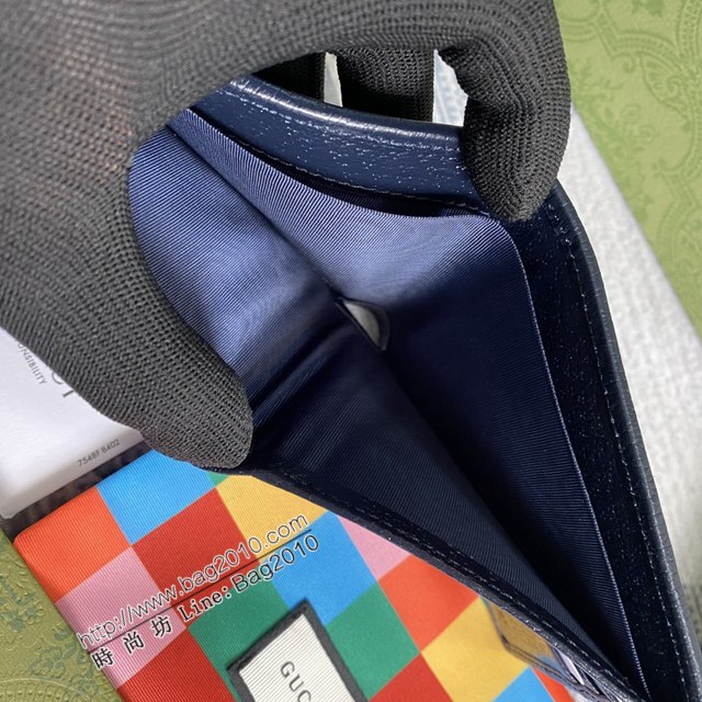 Gucci新款包包 古馳GG Marmont系列錢包 Gucci男士短夾 657572  ydg3286